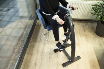 Dubbele fiets met display Zwart - Fysic