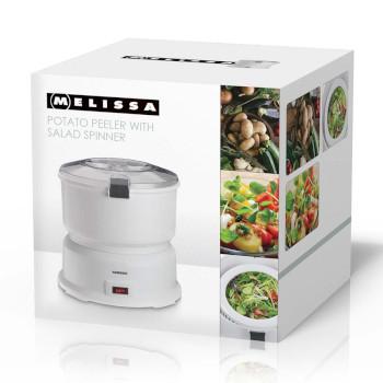 Aardappelschiller met slacentrifuge 85W Wit - MELISSA