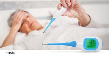 Thermometer met groot verlicht display - Fysic