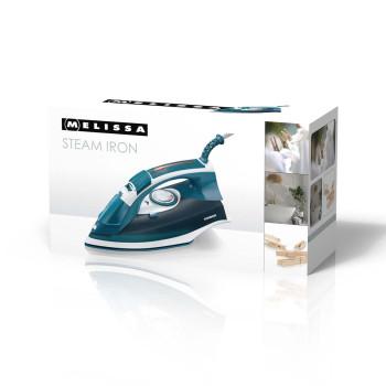 Stoomstrijkijzer met keramische zool 2200W Blauw - MELISSA