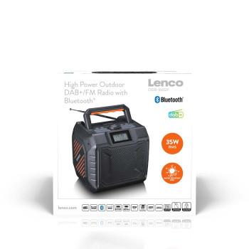 Krachtige draagbare outdoor DAB+/FM-radio met Bluetooth® IPX5 - Lenco