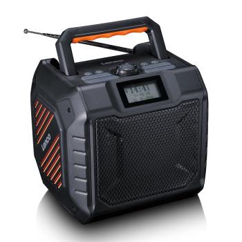 Krachtige draagbare outdoor DAB+/FM-radio met Bluetooth® IPX5 - Lenco