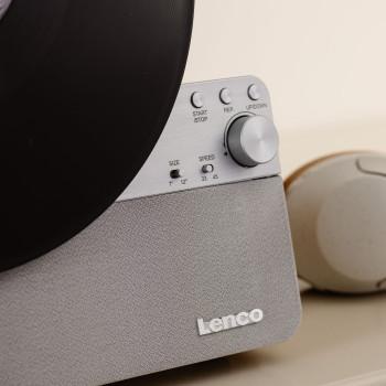 Volautomatische verticale platenspeler met ingebouwde luidsprekers en - Lenco