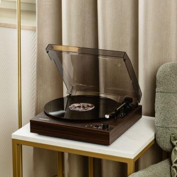 Platenspeler met Bluetooth®, twee ingebouwde luidsprekers en AT3600L - Lenco