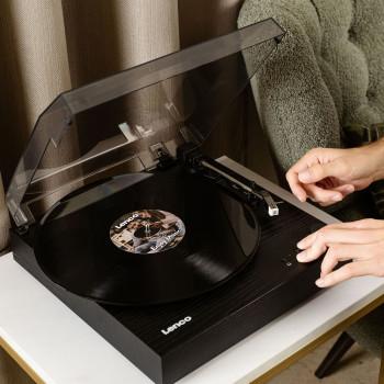 Platenspeler met Bluetooth®, twee ingebouwde luidsprekers en AT3600L - Lenco