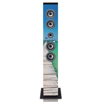 Speakertower met Bluetooth®, PLL FM-radio, USB- en SD-speler - ICES