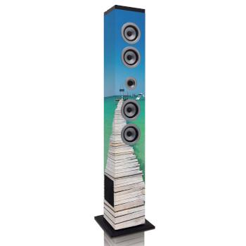 Speakertower met Bluetooth®, PLL FM-radio, USB- en SD-speler - ICES