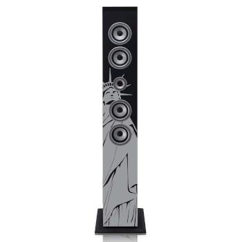 Speakertower met Bluetooth®, PLL FM-radio, USB- en SD-speler - ICES