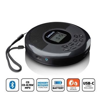 Discman met Bluetooth® en ingebouwde luidsprekers - Lenco