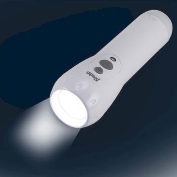 Oplaadbare LED zaklamp Wit - Alecto