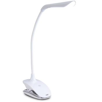 Oplaadbare LED-lamp met klem Wit - Fysic