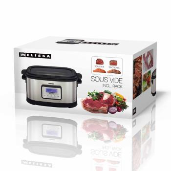 Sous-vide 6L 520W Zwart / Roestvrij staal - MELISSA