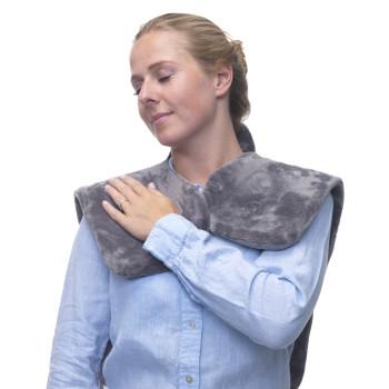 Elektrisch 2-in-1 Warmtekussen en massagekussen Comfortheat Fleece - Trebs