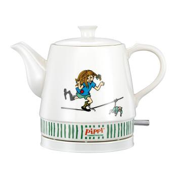 Waterkoker keramisch - 0,8 liter - Pippi Circus ontwerp - PIPPI