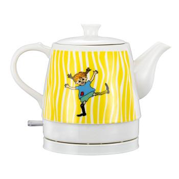 Pippi Langkous Keramische Waterkoker - 0.8 Liter - Happy Pippi Ontwerp - PIPPI