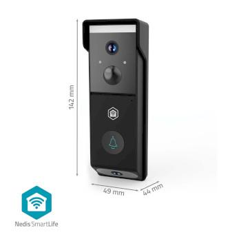 SmartLife Videodeurbel Batterij Gevoed 2x Full HD 1080p Cloud Opslag - Nedis
