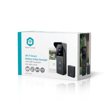 SmartLife Videodeurbel Batterij Gevoed 3MP Full HD 1296p Cloud - Nedis