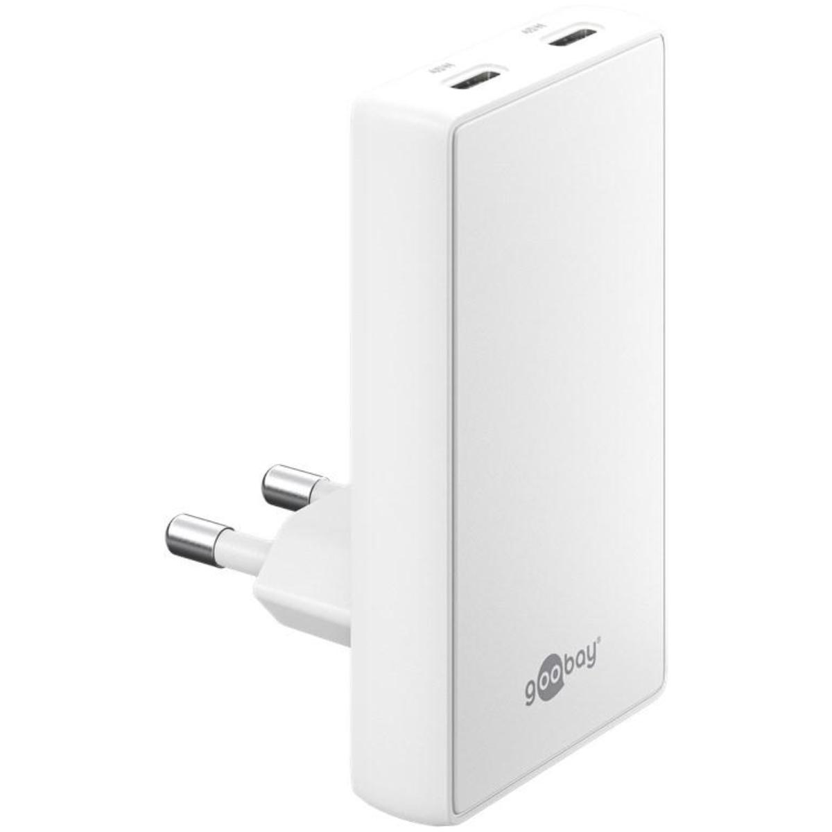 Flat USB-C Oplader 45W - Ruimtebesparend 90 Design