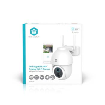 SmartLife Camera voor Buiten Spotlight 3MP Full HD 1296p Pan tilt - Nedis
