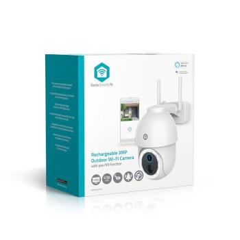 SmartLife Camera voor Buiten Spotlight 3MP Full HD 1296p Pan tilt - Nedis