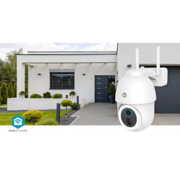 SmartLife Camera voor Buiten Spotlight 3MP Full HD 1296p Pan tilt - Nedis