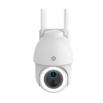 SmartLife Camera voor Buiten Spotlight 3MP Full HD 1296p Pan tilt - Nedis