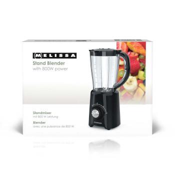Staande blender 800 W 2 snelheden + puls 4 roestvrijstalen bladen - MELISSA