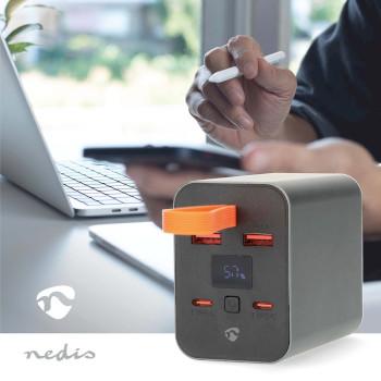 Powerbank 30000 mAh 1.5 / 2.0 / 3.0 / 5.0 A Outputs: 4 Output: 2x - Nedis