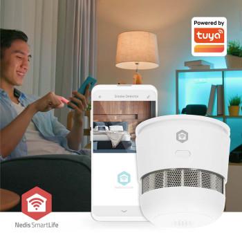 SmartLife Smoke Detector Zigbee 3.0 Battery Powered Sensor life - Nedis