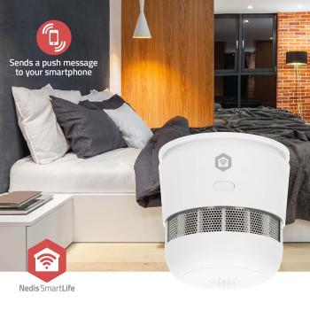 SmartLife Smoke Detector Zigbee 3.0 Battery Powered Sensor life - Nedis