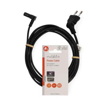 Stroomkabel Euro Male IEC-320-C7 90 Gehoekt 90 Gehoekt - Nedis