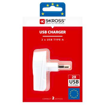 Reisadapter Europa-USB Ongeaard - Skross