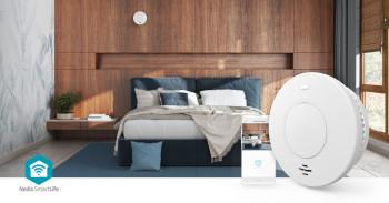 SmartLife Smoke Detector Wi-Fi Battery Powered Sensor life cycle: 10 - Nedis