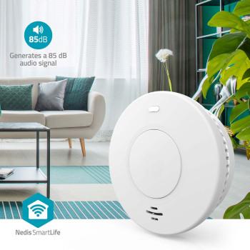 SmartLife Smoke Detector Wi-Fi Battery Powered Sensor life cycle: 10 - Nedis