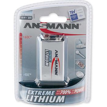 9V batterij, 1,5V, 1 stuk - Ansmann