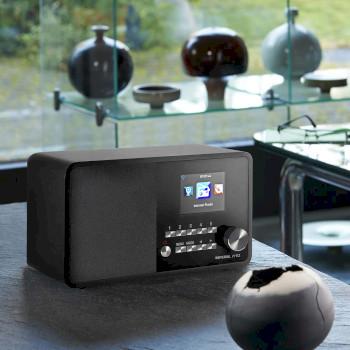I110 Wi-Fi internetradio met mediaspeler Zwart - Imperial