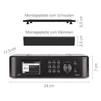 DABMAN i460 multifunctionele radio zwart - Imperial