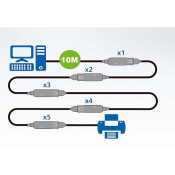 10 m USB3.1 Gen1 verlengkabel - Aten