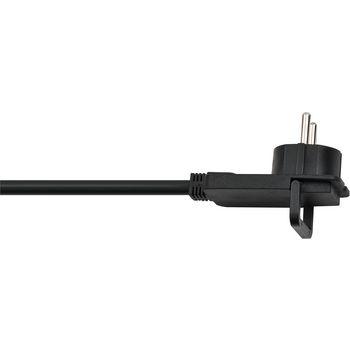 Comfort-Line Plus stekkerdoos met platte stekker 6-voudig Zwart 2.00 m - Brennenstuhl