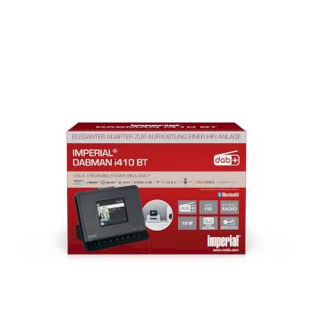 DABMAN i410 BT Compact Hybride Radio DAB+ / FM / Internet / Bluetooth Zwart - Imperial