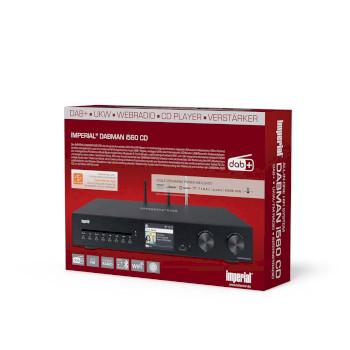DABMAN i560 CD Alles-in-één HiFi-systeem met versterker en CD-speler - Imperial