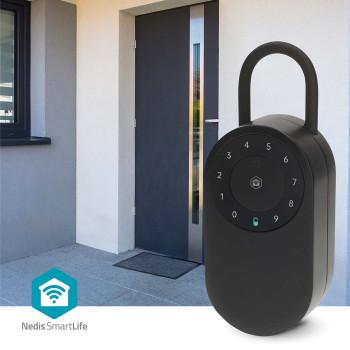 SmartLife-sleutelkluis Bluetooth® Buitenshuis Digit IP65 Zwart - Nedis