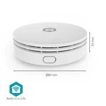 SmartLife Luchtkwaliteitsmonitor Wi-Fi Koolstofdioxide (CO2) / - Nedis