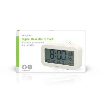 Digitale Tafelklok LCD Achtergrondverlichting Snoozefunctie - Nedis