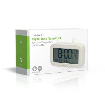 Digitale Tafelklok LCD Achtergrondverlichting Snoozefunctie - Nedis