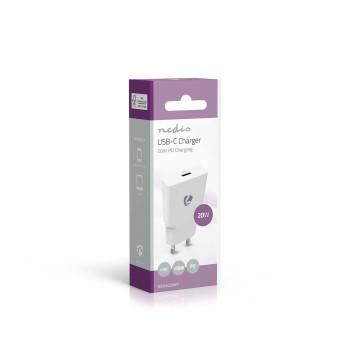 Oplader 20 W GaN PD3.0 1.67 / 2.22 / 3.0 A Outputs: 1 USB-C™ - Nedis