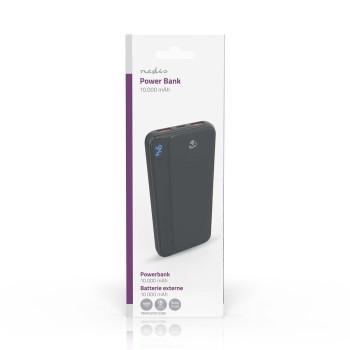 Powerbank 10000 mAh 1.5 / 1.67 / 2.0 / 2.22 / 3.0 A Outputs: 3 - Nedis