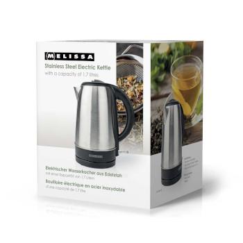Waterkoker 1,7 l 2200 W Roestvrij staal 360 pirouette bodem - MELISSA
