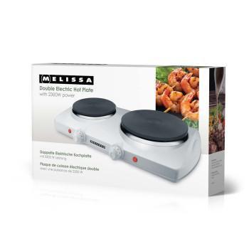 Dubbele elektrische kookplaat 2300 W Ø 18,5 + 15,5 cm 5 - MELISSA