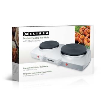 Dubbele elektrische kookplaat 2300 W Ø 18,5 + 15,5 cm 5 - MELISSA